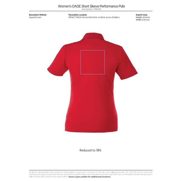 Women's DADE Short Sleeve Polo