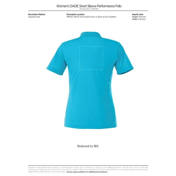 Women's DADE Short Sleeve Polo