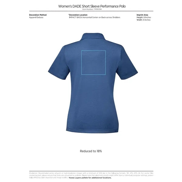 Women's DADE Short Sleeve Polo