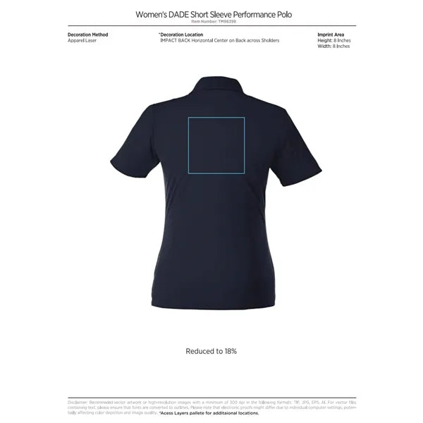 Women's DADE Short Sleeve Polo