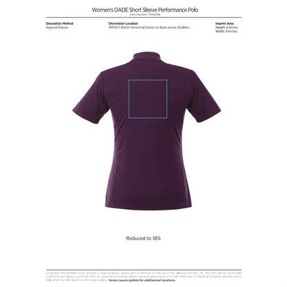 Women's DADE Short Sleeve Polo