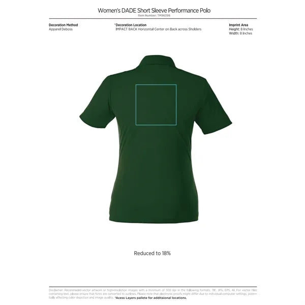 Women's DADE Short Sleeve Polo