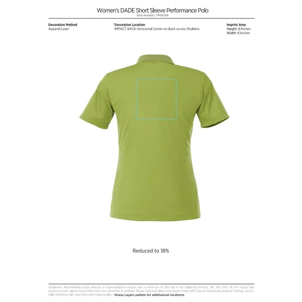 Women's DADE Short Sleeve Polo