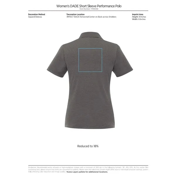 Women's DADE Short Sleeve Polo