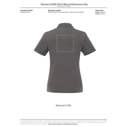 Women's DADE Short Sleeve Polo