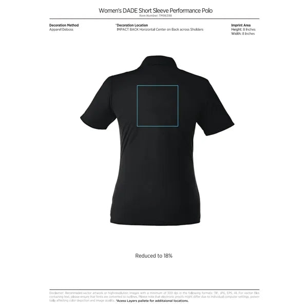 Women's DADE Short Sleeve Polo