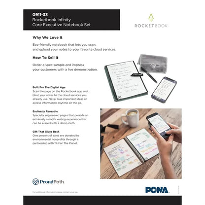 Rocketbook Infinity Core Executive Notebook Set