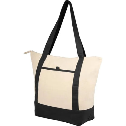 Isle 8oz Organic Cotton Zippered Tote