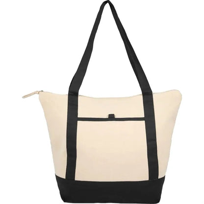 Isle 8oz Organic Cotton Zippered Tote