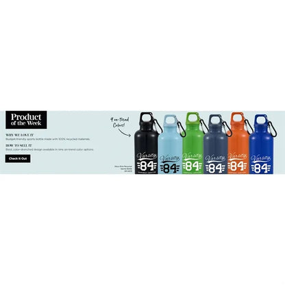 Race 25oz Recycled Bottle with Carabiner