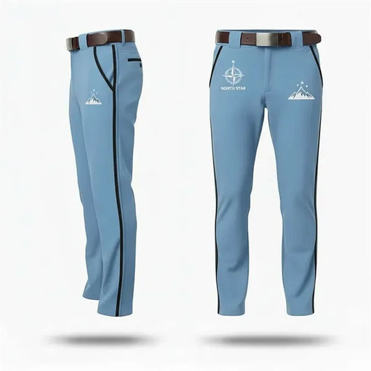 Contrast Pockets Bird Eye Mesh Baseball Pant W/Piping