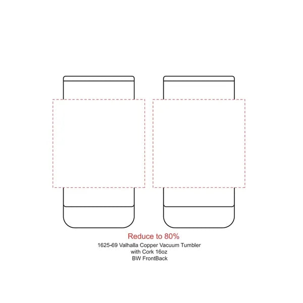 Valhalla Copper Vacuum Insulated Tumbler 16oz