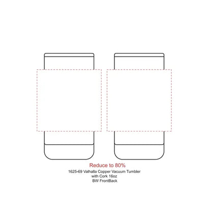 Valhalla Copper Vacuum Insulated Tumbler 16oz