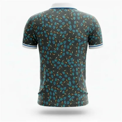 Sublimated Short Sleeve Polo shirt 180G Silk-Feel Interlock