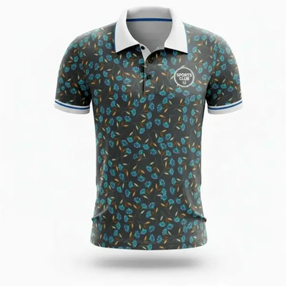 Sublimated Short Sleeve Polo shirt 180G Silk-Feel Interlock