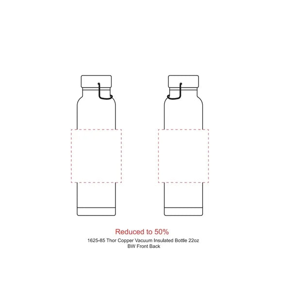 Thor Copper Vacuum Insulated Bottle 22oz