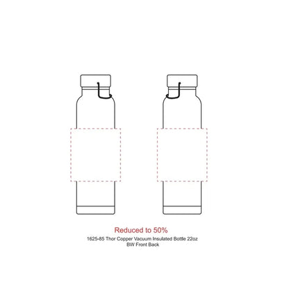 Thor Copper Vacuum Insulated Bottle 22oz