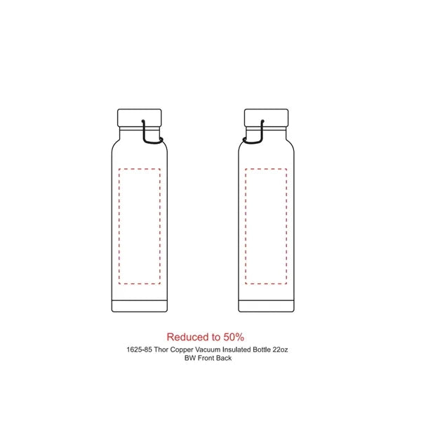Thor Copper Vacuum Insulated Bottle 22oz