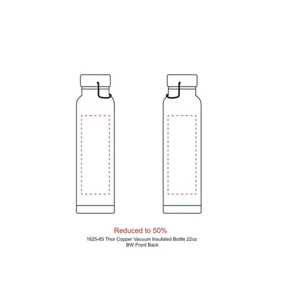 Thor Copper Vacuum Insulated Bottle 22oz