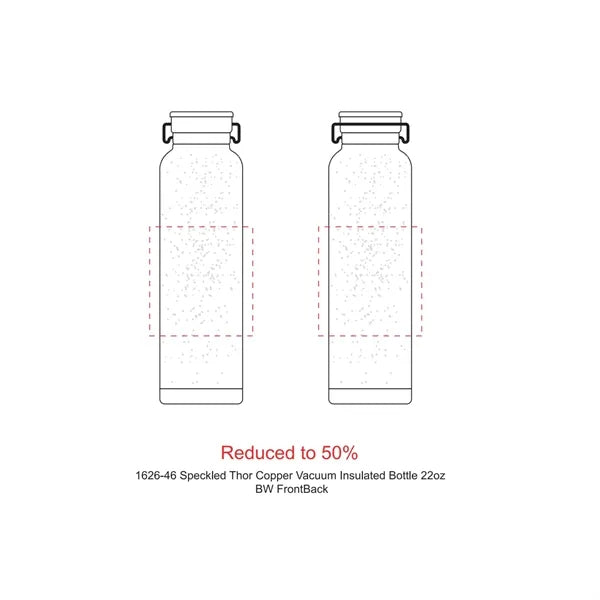 Speckled Thor Copper Vacuum Insulated Bottle 22oz
