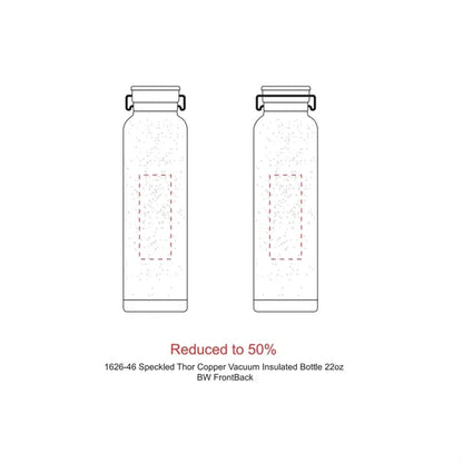 Speckled Thor Copper Vacuum Insulated Bottle 22oz