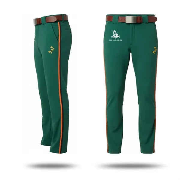 Mens Striped Baseball Pant Full Length Taiwan Needle EyeMesh