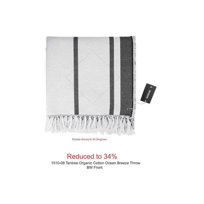 Tentree Organic Cotton Ocean Breeze Throw
