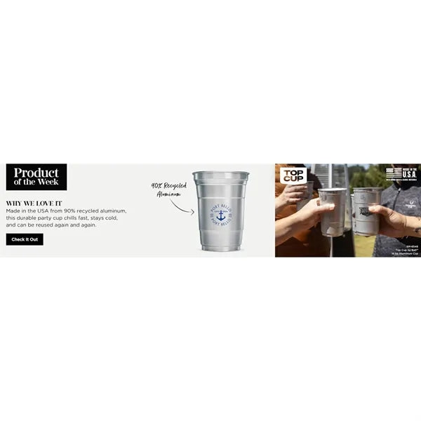 Top Cup Aluminum Cup 16oz.