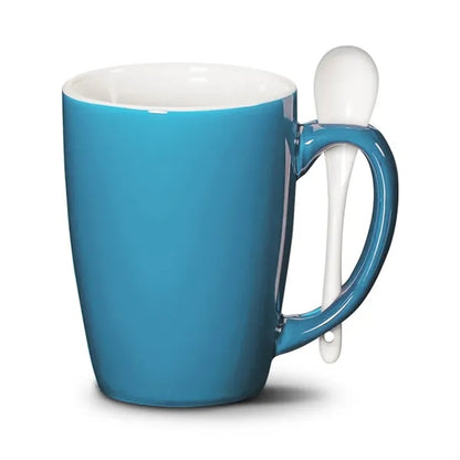 Winfield Mug & Spoon 15oz - Deep Etch
