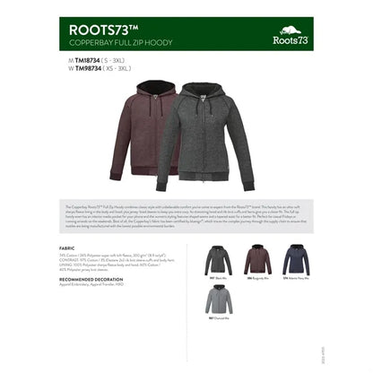 Men's COPPERBAY Roots73 FZ Hoody