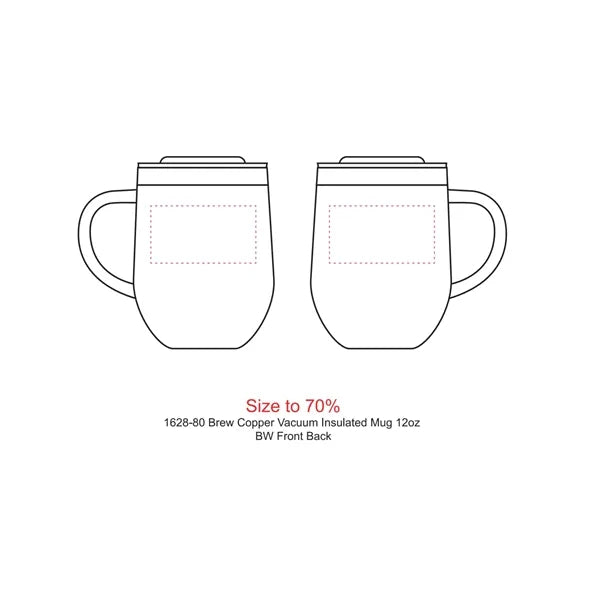 Brew Copper Vacuum Insulated Mug 12oz