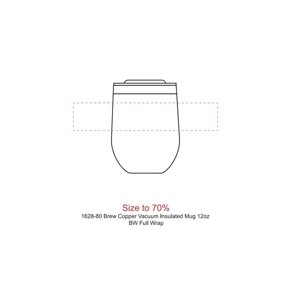 Brew Copper Vacuum Insulated Mug 12oz
