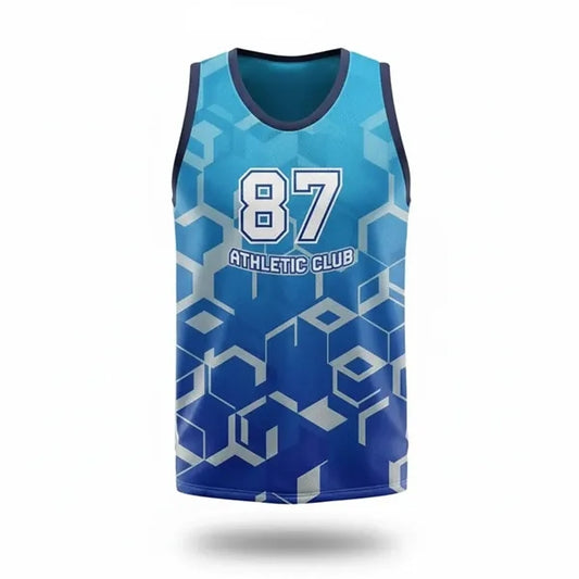 Poly Spandex Basketball Jersey Full Color