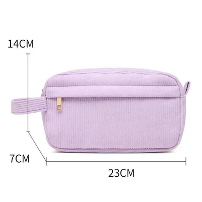 Travel Toiletry Stripe Makeup Bag