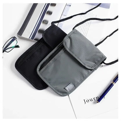 Travel Neck Wallet with RFID Blocking