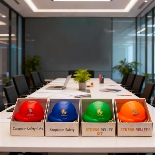 Mini Construction Hat Stress Balls Party Supplies