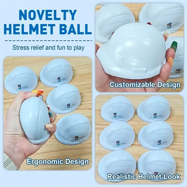 Mini Construction Hat Stress Balls Party Supplies