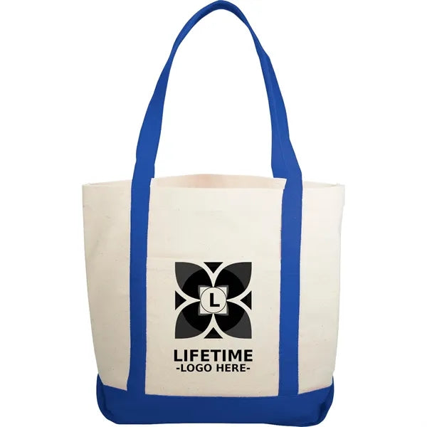 Cotton Canvas Boat Tote