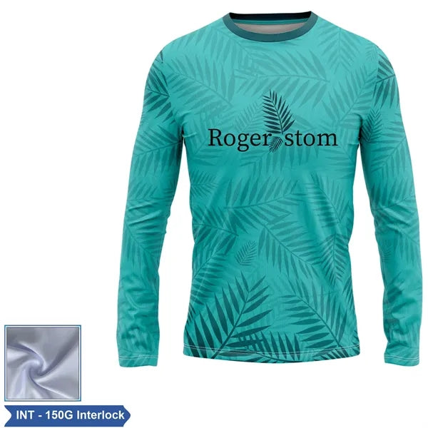 Unisex & Kids' Sublimation 150 Interlock Long Sleeve T-Shirt