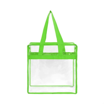 Stadium Approved Clear Zipper Tote Bag