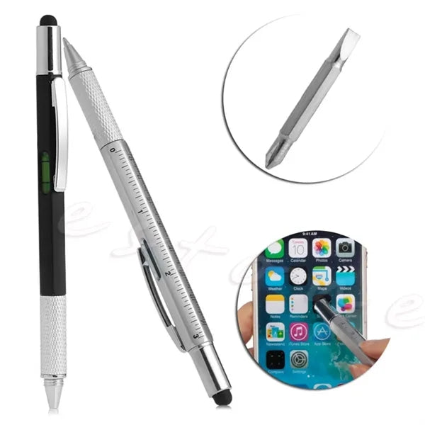 6 in 1 Touch Screen Stylus Screwdriver Ruler Pen