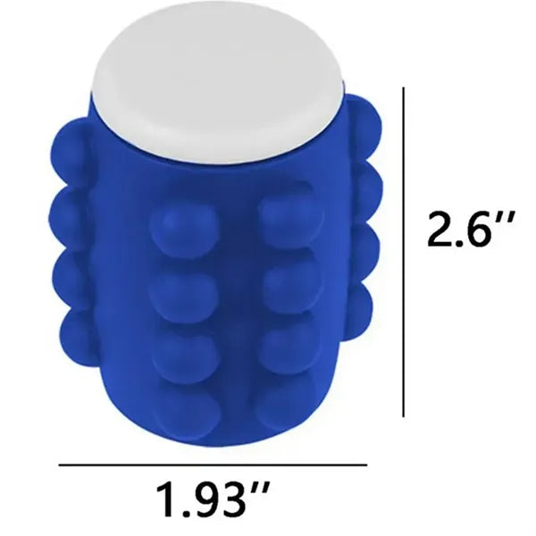 Silicone Pop N Spin Stress Reliever Fidget Toy