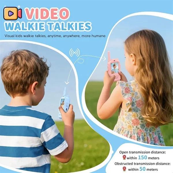 Children Vedio Walkie Talkies Toy with Screen Display