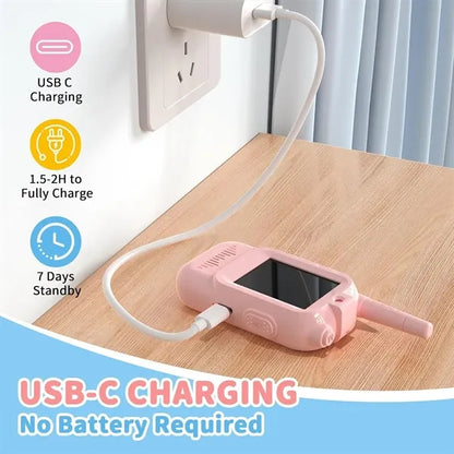 Children Vedio Walkie Talkies Toy with Screen Display