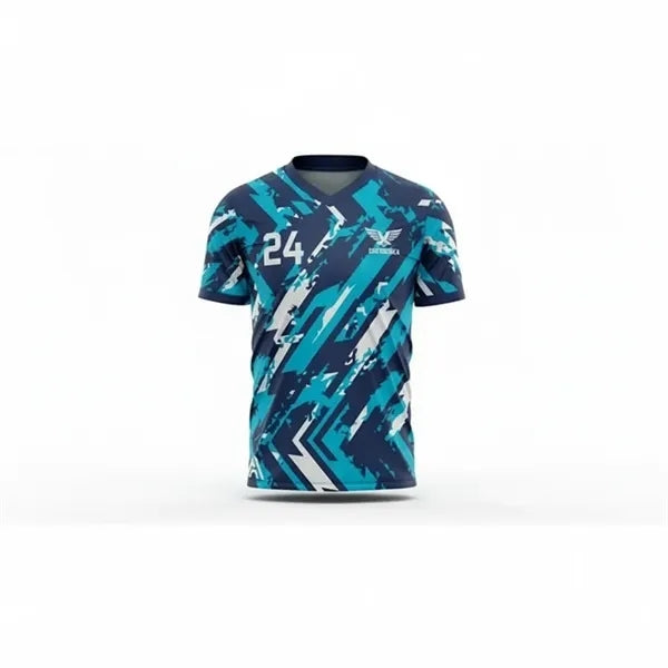 Men's Sublimated Spandex Interlock Soccer Jersey 180G