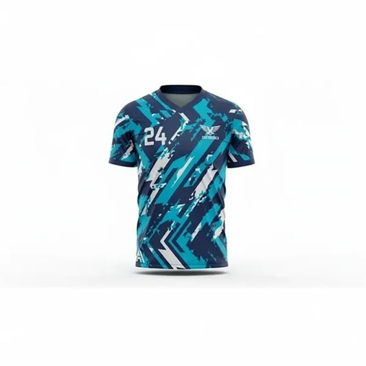 Men's Sublimated Spandex Interlock Soccer Jersey 180G