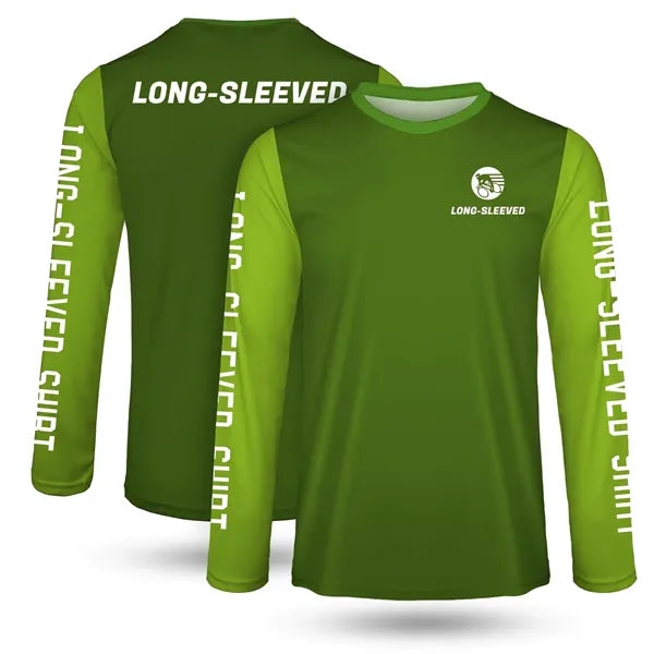 5.3 oz Sublimation Custom Long Sleeve T-Shirt