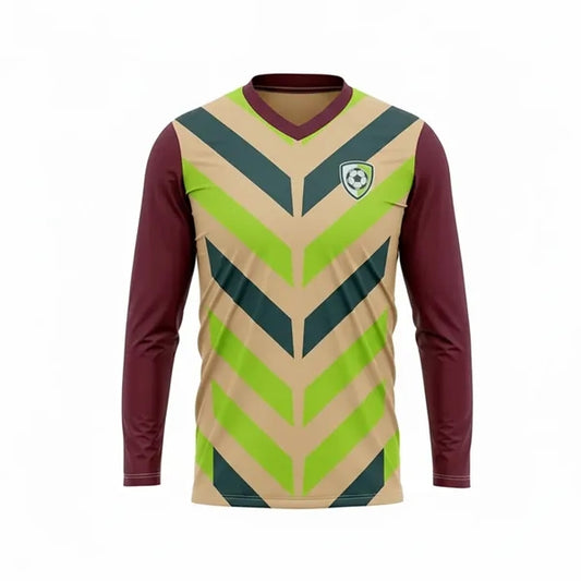 Long Sleeve 180G Silk Feel Soccer Jersey (Sublimated)
