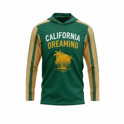 Long Sleeve Hooded T-Shirt Sublimated Unisex (Interlock)