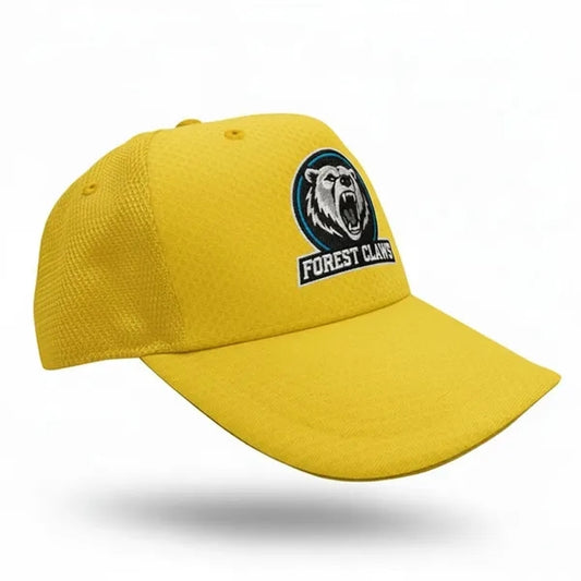 Structured Trucker Cap w/ Front Embroidery - Bee-Eye Lattice